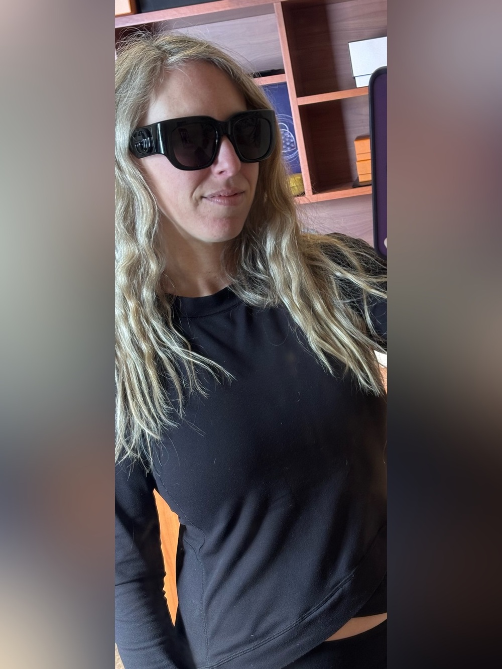 Super Cute Gucci Black Cat Double G Sunglasses